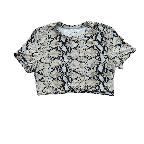 Lioness Swim Top Snakeskin pattern - Picture 1 of 3